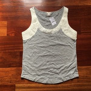 J Crew Lace Tank Top (Small)